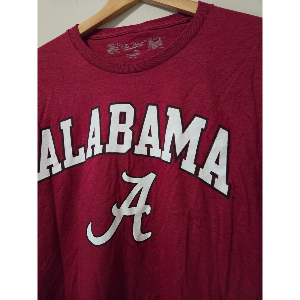 The Victory Alabama Crimson Tide T-Shirt Mens Large Red Graphic Tee NCAA Bama - Picture 2 of 4